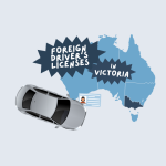 ขับรถในรัฐวิกตอเรียด้วยใบขับขี่ต่างประเทศ